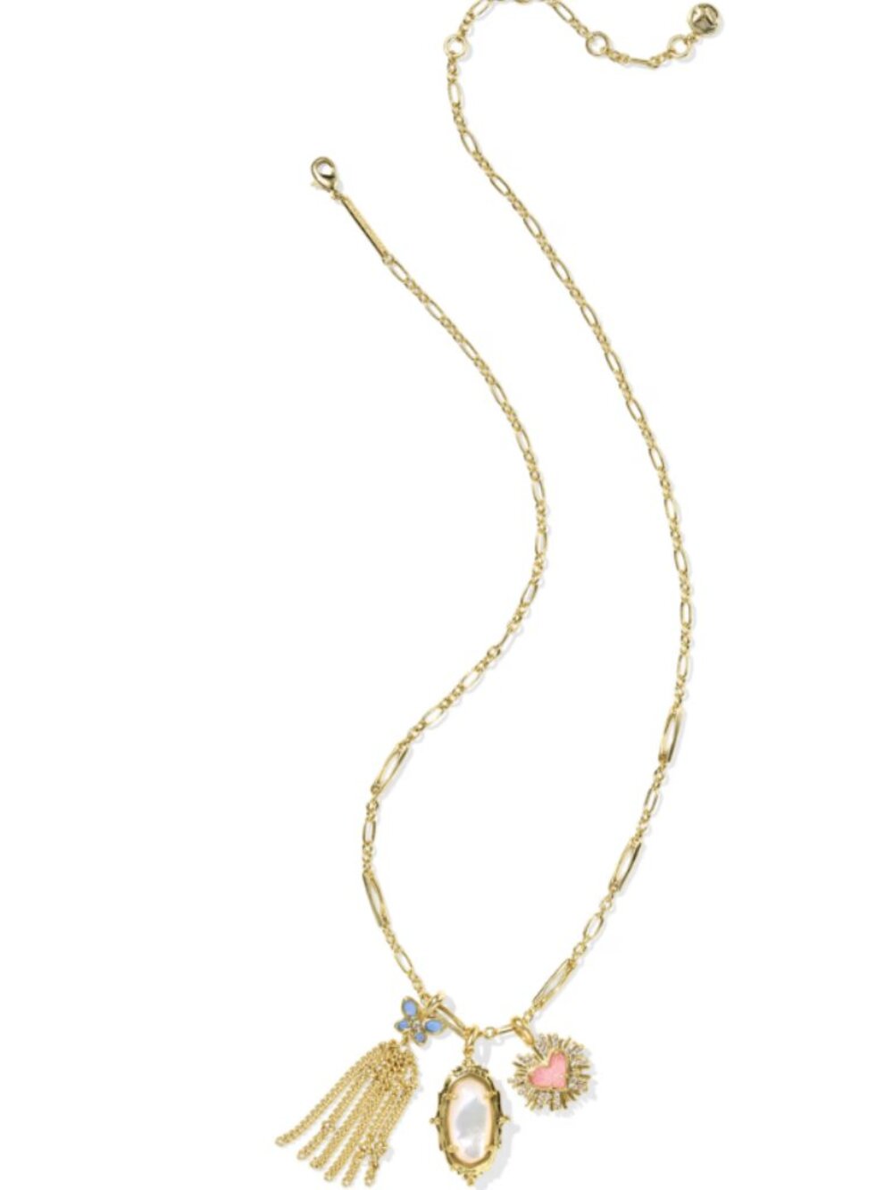 Dolly Parton x Kendra Scott Ari Heart Gold Butterfly Charm Necklace - Picture 2 of 2